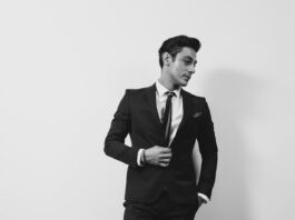 Eleganckie spodnie męskie bez kantów